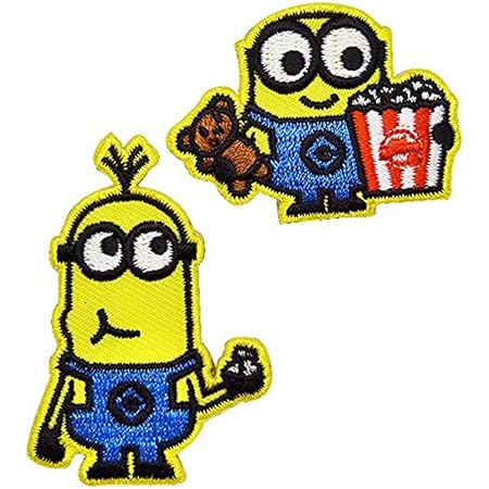 Amazon Co Jp ミニオンズ ワッペン ２枚セット 刺繍ワッペン キャラクター ミニオンズ ボブ ケビン 怪盗グルー アイロンワッペン アイロン接着 かわいい ステッカー シール 正規品 ジュエリー