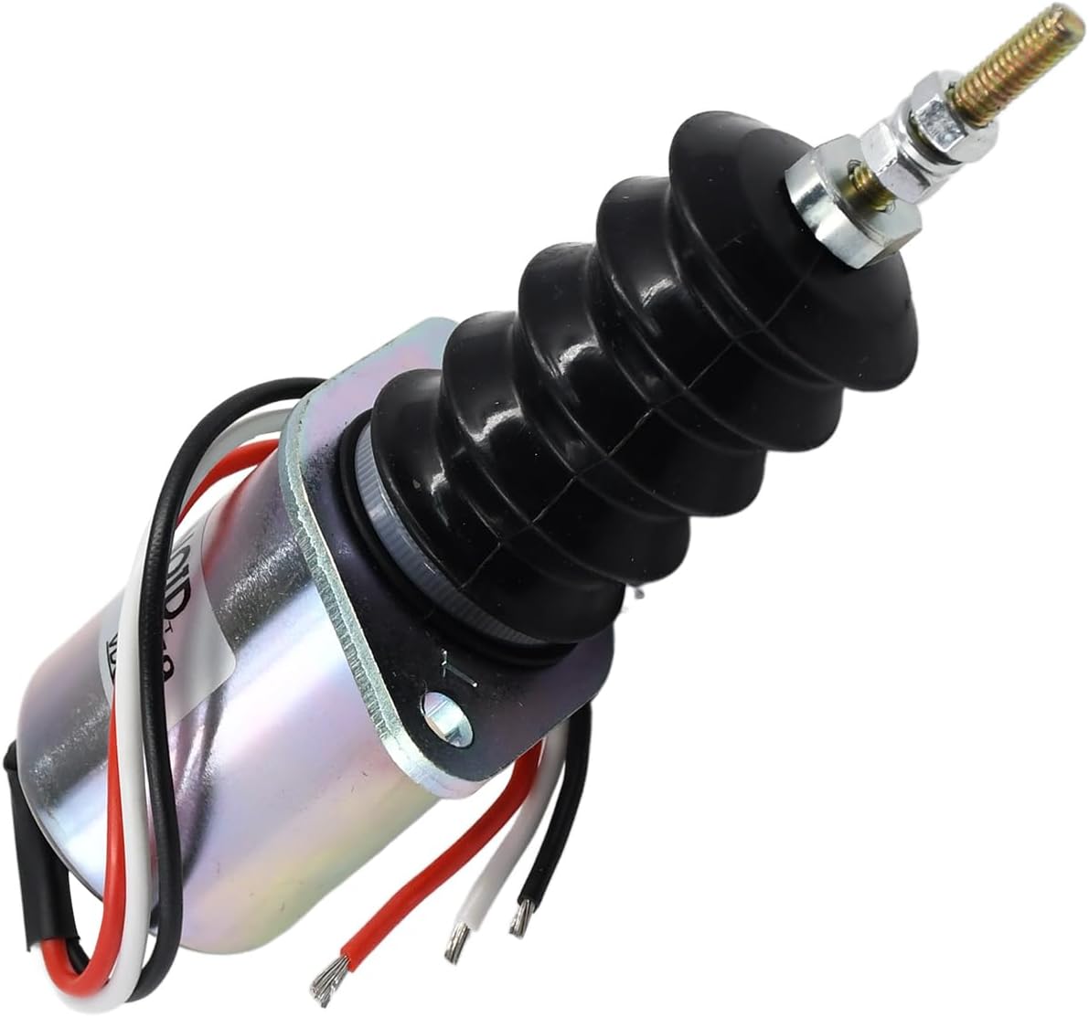 12V Fuel Shut Off Solenoid AM124379 AM124377 Compatible with John Deere Loader 375 544G 544GTC 544GLL 624G Compact Tractors 655 755 756 855 856 955 Lawn Garden Tractor 332 415 425