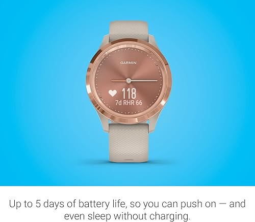 Miniatura 2 de Garmin - Vívomove 3S, smartwatch híbrido con manos reales y pantalla táctil oculta