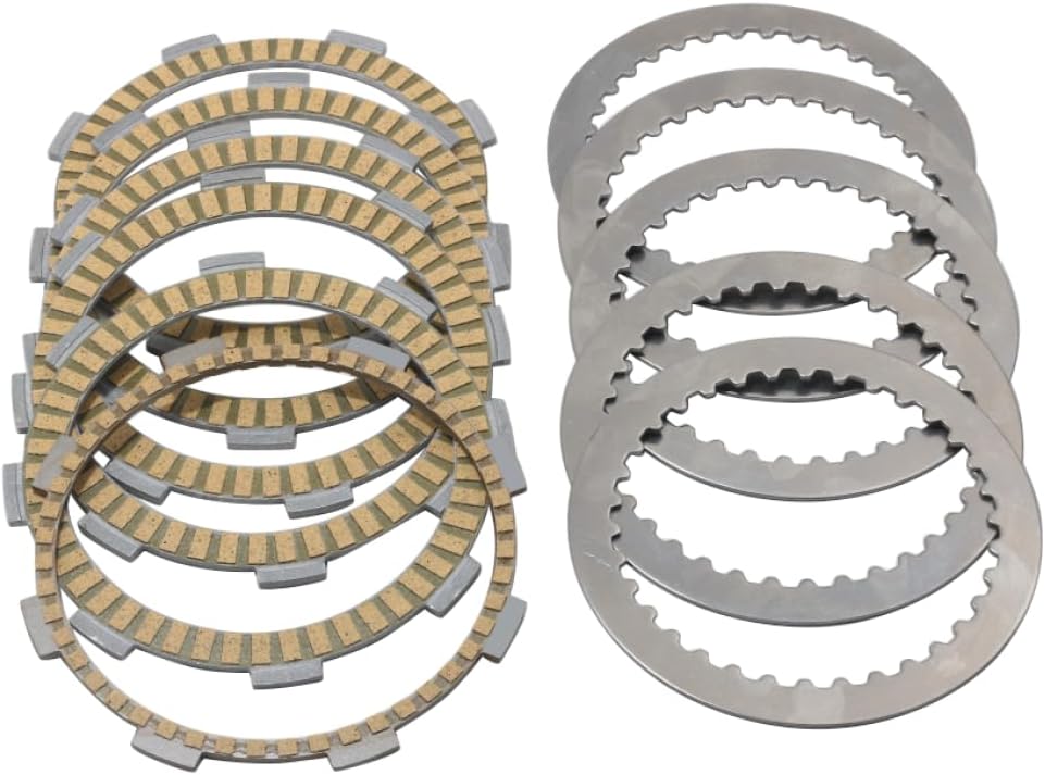 Universal Compatible Motorcycle Clutch Friction Plates Disc Set For 200 RC200 OEM 90132011000 90132111000 90132211000 90132010000 Aftermarket Replacement