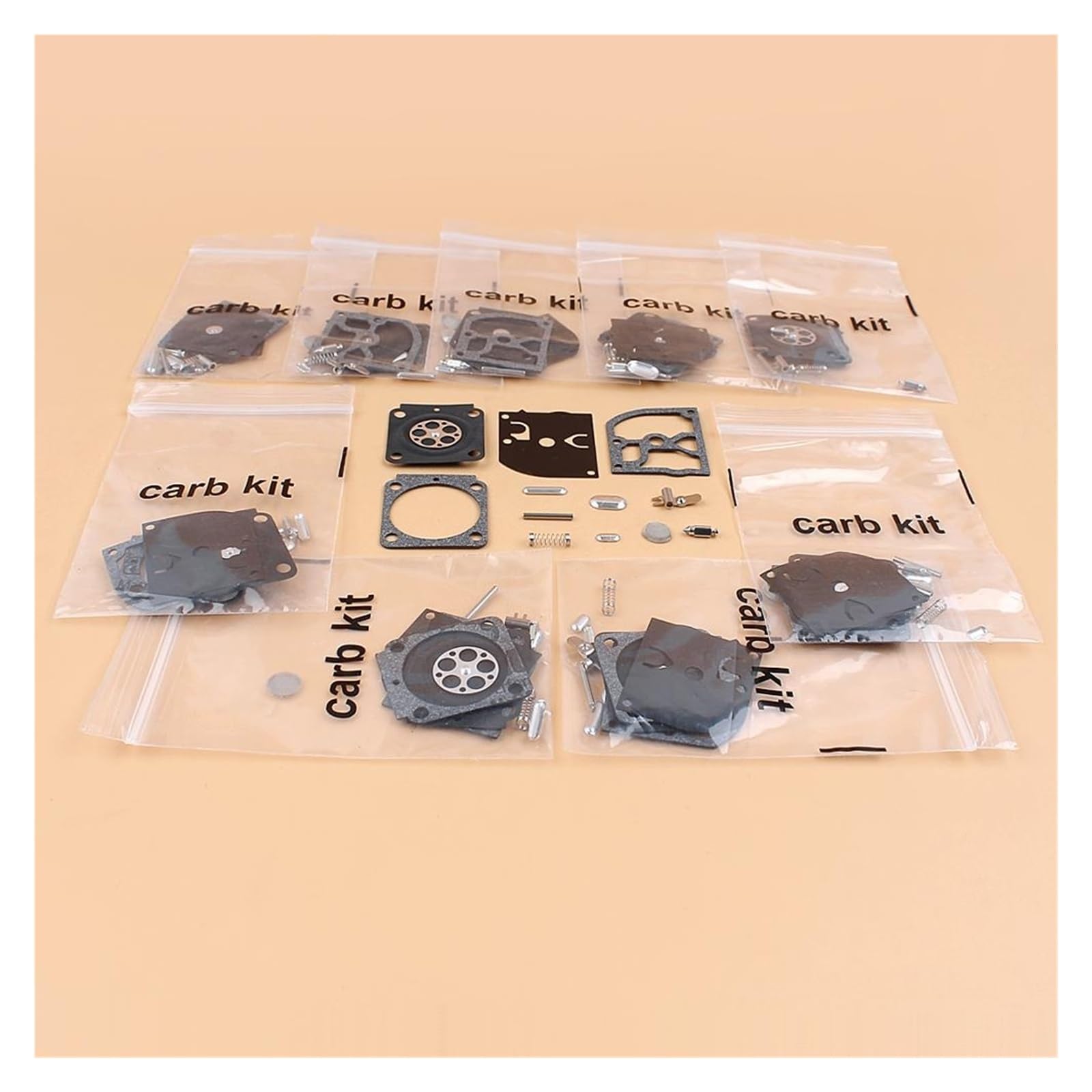 Kit de reparación de carburador de 10 piezas para sopladores SH55 y desbrozadoras
