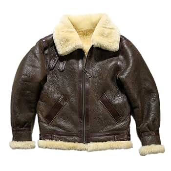 美品　ヒューゴボス　ラムレザー　フライトジャケット　B3 ムートン　M 羊革 61eh-y6b4eL._UY1000_.jpg