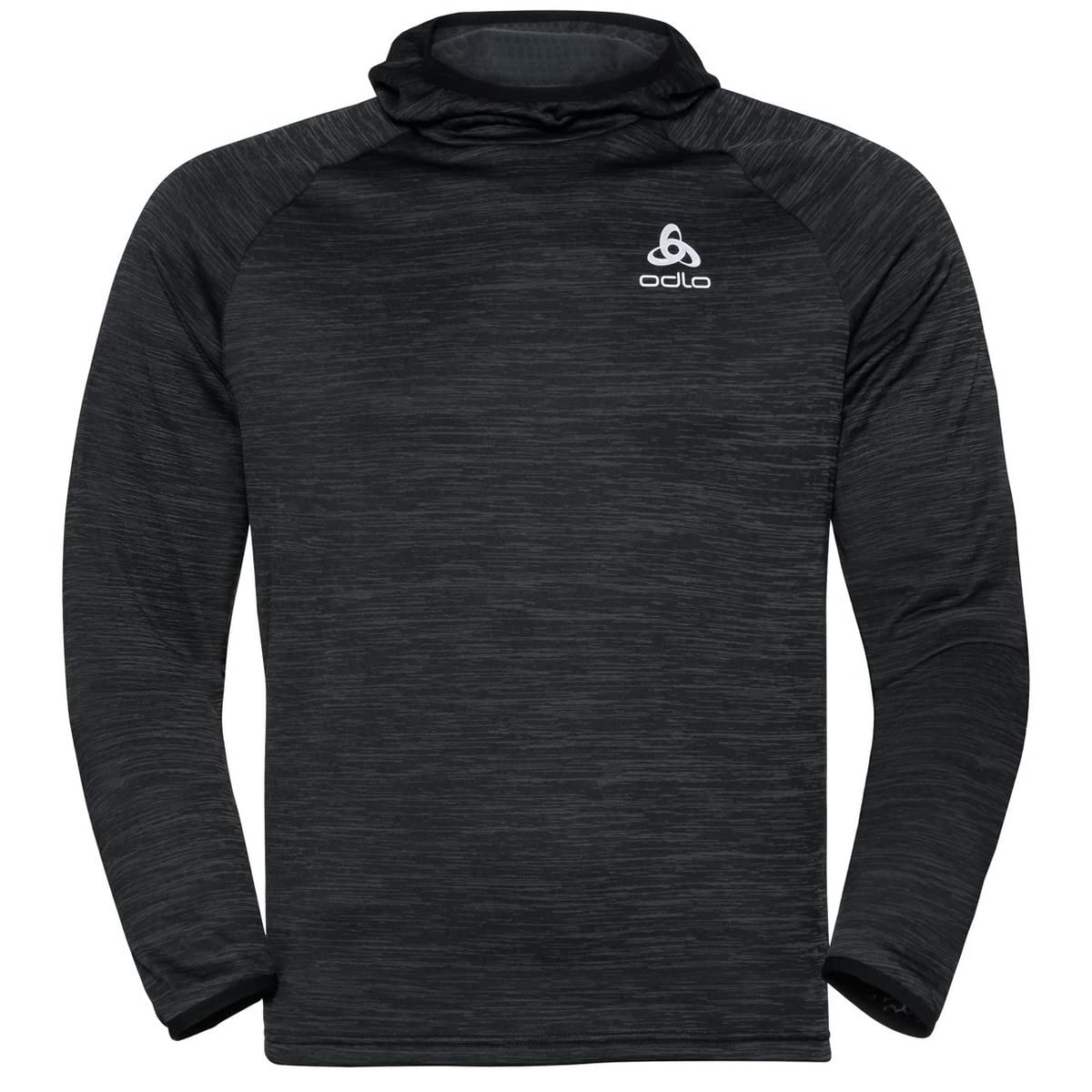 Odlo Men Running hoodie RUN EASY WARM, black melange, XXL
