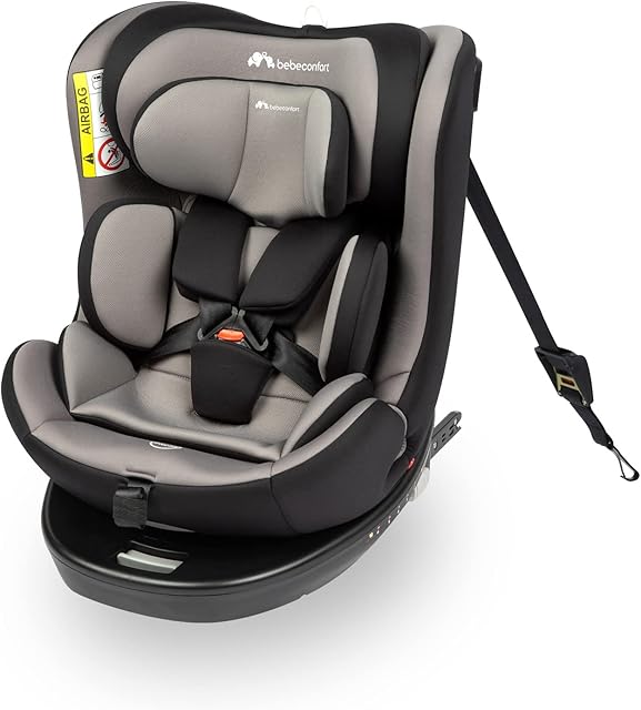 Bebe Confort 8106440210 Fotelik Samochodowy Obrotowy, Szary, 40 - 159 cm
