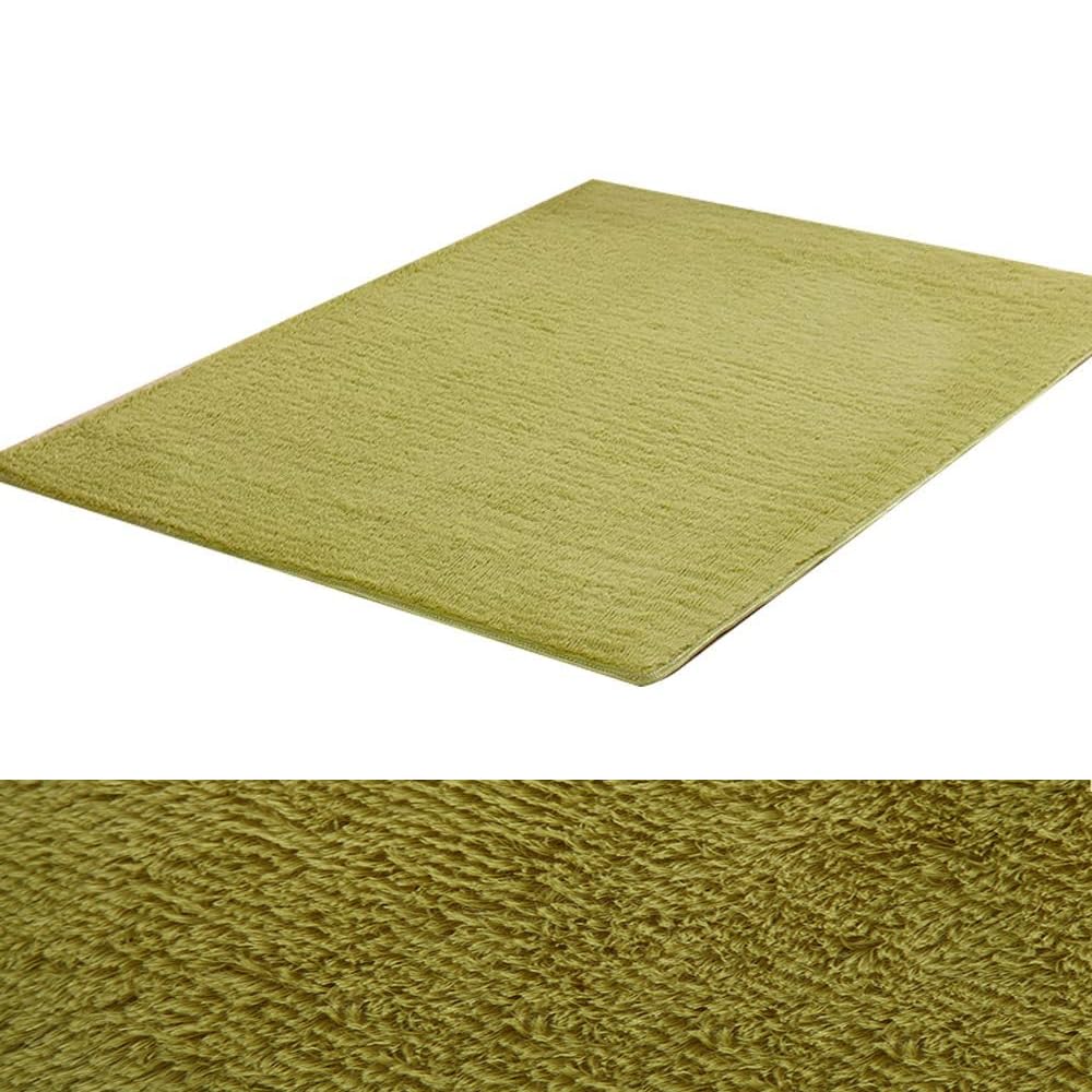 Ultra Soft Indoor Modern Area Rugs Fluffy Non-Slip Floor Square Carpets Silky Mat for Living Room Bedroom Exercise