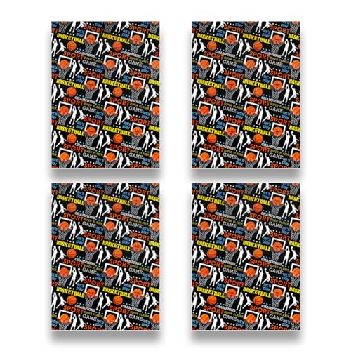 Papier cadeau basket-ball Geluode pour anniversaire de garçon