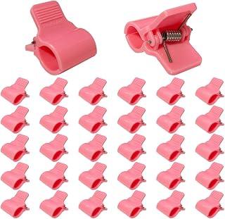 Greenhouse Clamps for 1/2 Inch PVC Pipe, Greenhouse Hoops,Support Frame, Grow Tunnel,Plant Support Garden Stakes. Pink Garden Clips For Fixing Plant Cover, Plastic Sheeting, Film Row Cover, Net.
