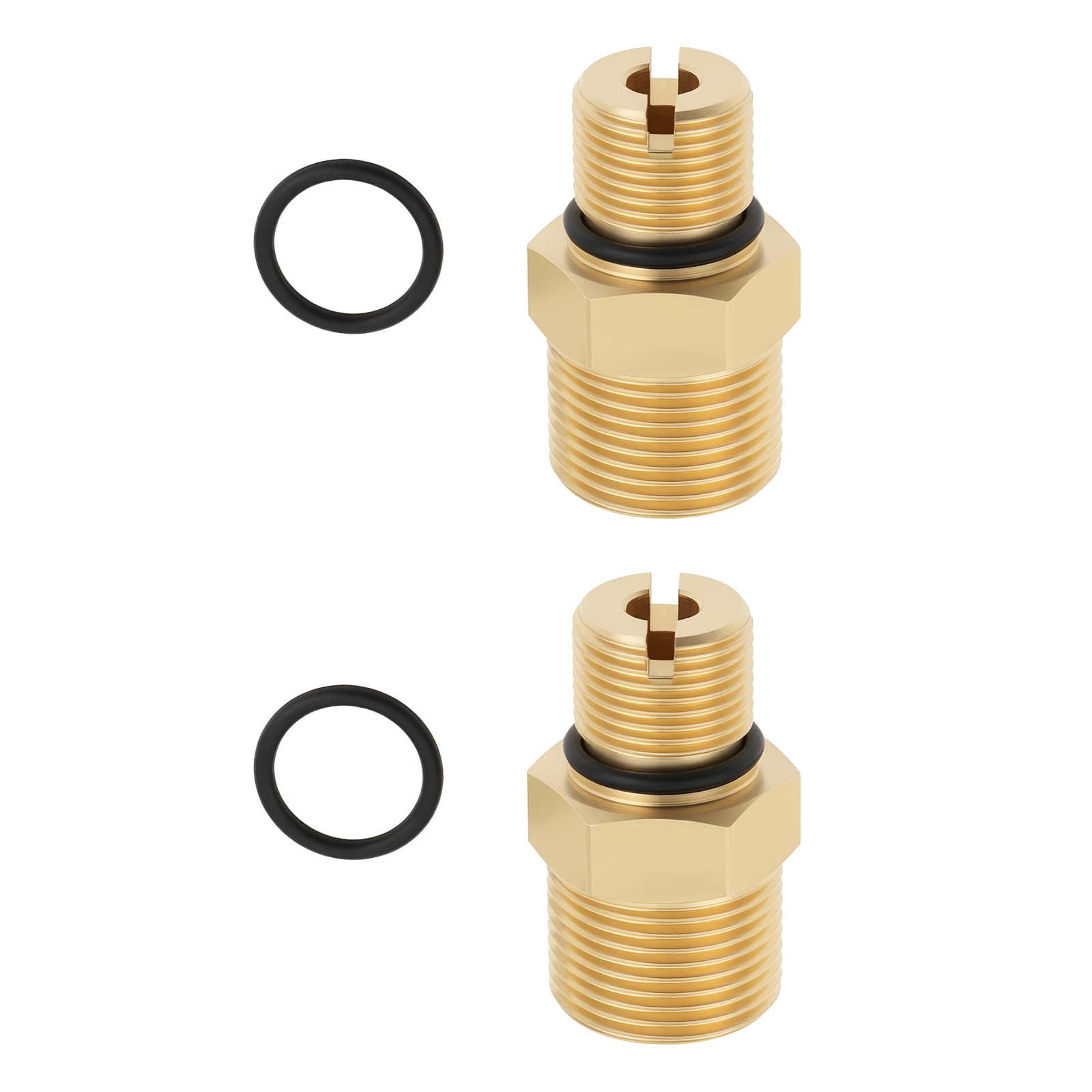 As Axis Spindleon Men's 2Pcs G3/8 Inch To M22 Pressure Washer Pump Outlet Connector 7106686 Brass