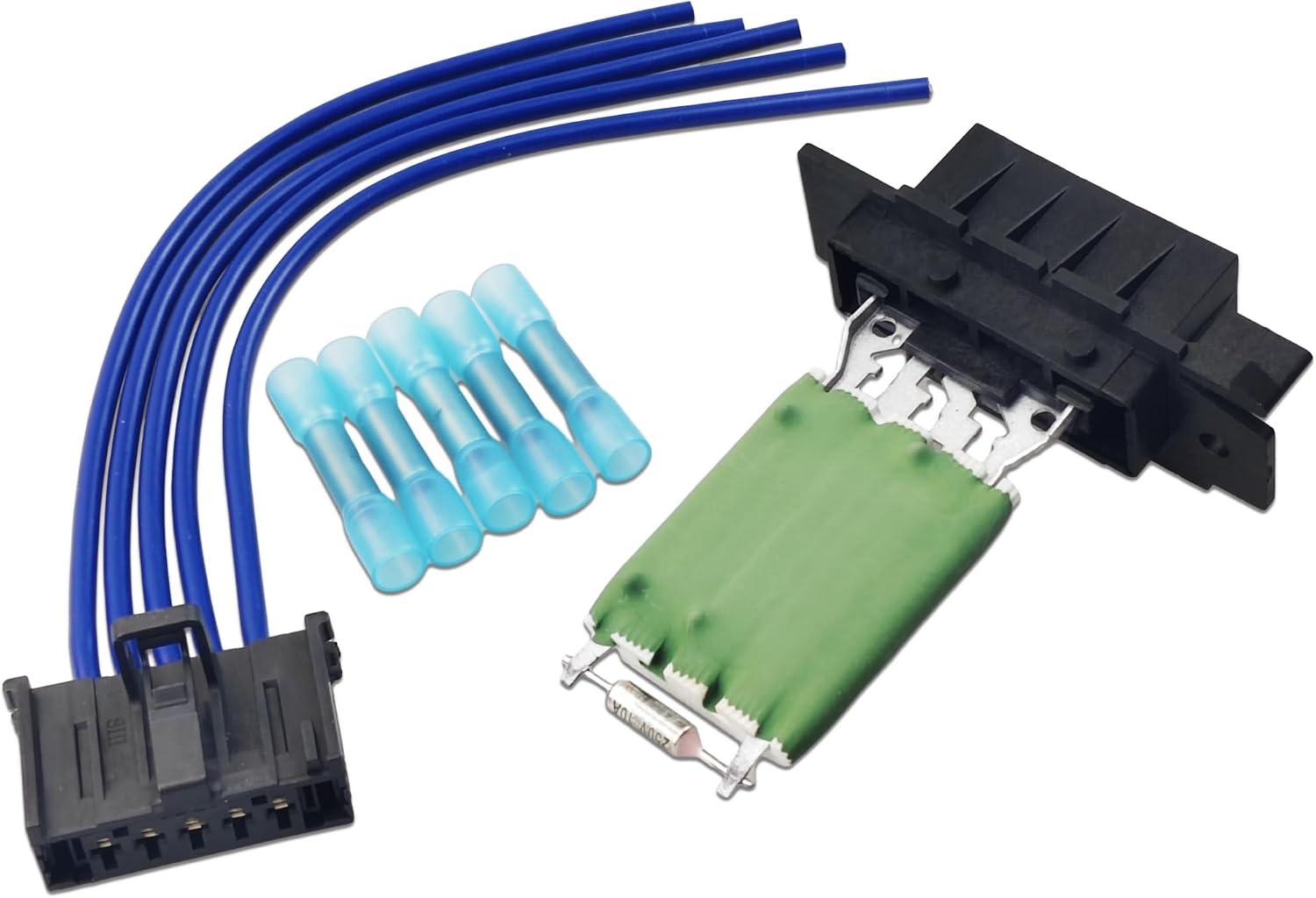 HVAC Blower Motor Resistor Kit Compatible with Ram ProMaster City 2015 2016 2017 2018 2019 Replace# 68100532AA 6845796 77364555 JA2000 6450XR