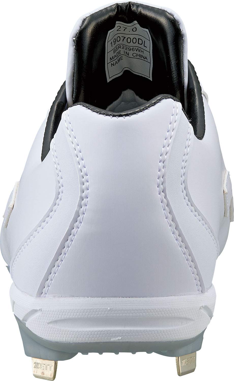 ZETT BSR2296WH Winning Road WH Baseball, Embedded Spikes