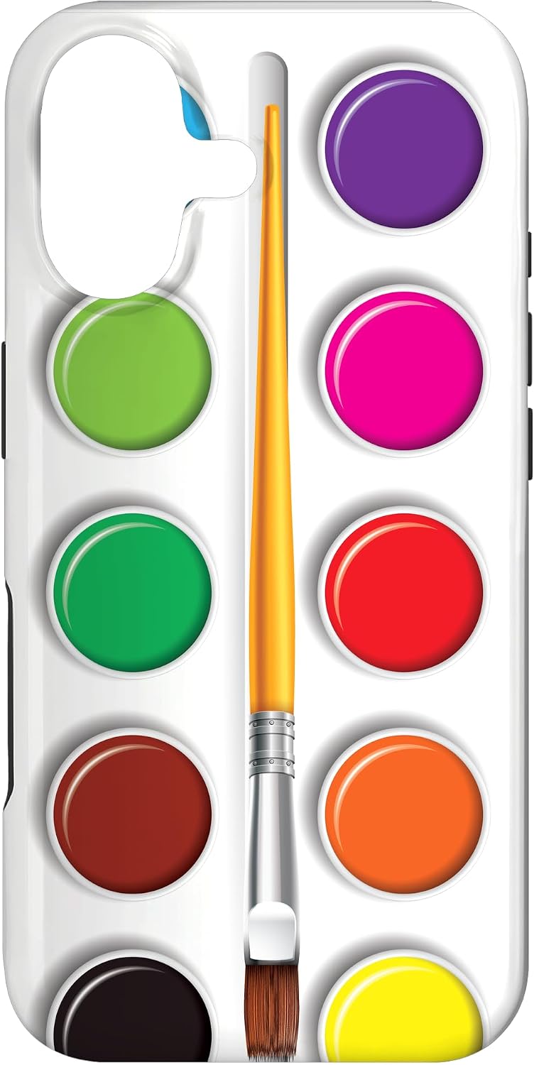 Colorful Watercolor Paint Box Set Art Funny Teacher's Gifts Case for iPhone 17