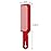 Boao 3 Pieces Barber Combs Flat Top Clipper Combs Hair Cutting for Flat Top and Clipper Cuts(Red)