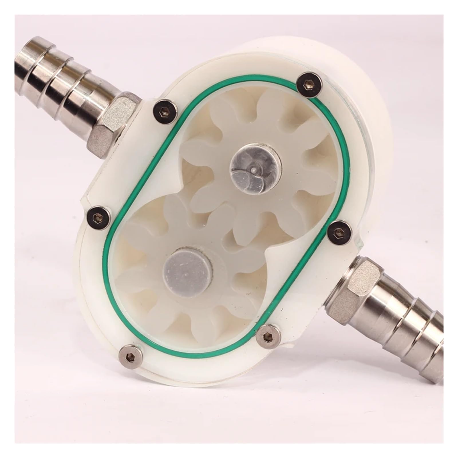 Bomba de engranajes de estilo pequeño de 4 l/min for máquina de llenado Bomba de miel Líquido viscoso Pasta de sésamo Mantequilla de maní Bomba de 8 engranajes Múltiples escenarios de aplicación