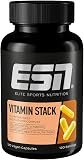 ESN Vitamin Stack — 120 cápsulas multivitamínicas