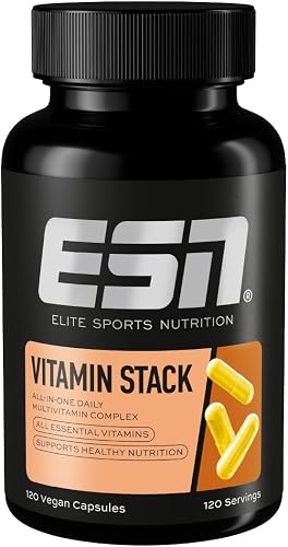 ESN Vitamin Stack — 120 cápsulas multivitamínicas