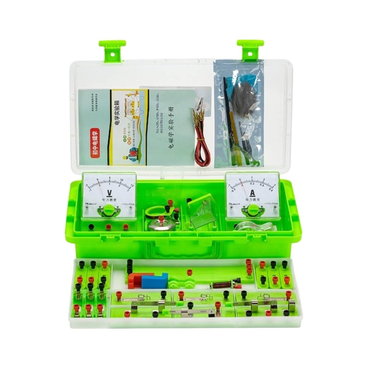 BJfhRH Learning Education Science Kits Multifunction Physics Experiment Box Electric Circuit Kit Equipment Teaching
