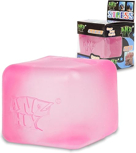 Cubo de estrés para niños y adultos, juguetes esponjosos rellenos de gel para aliviar el estrés de los niños, bolas de alta densidad para
