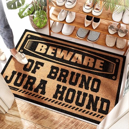 Tapis de porte extérieur absorbant et imperméable motif chien - 2
