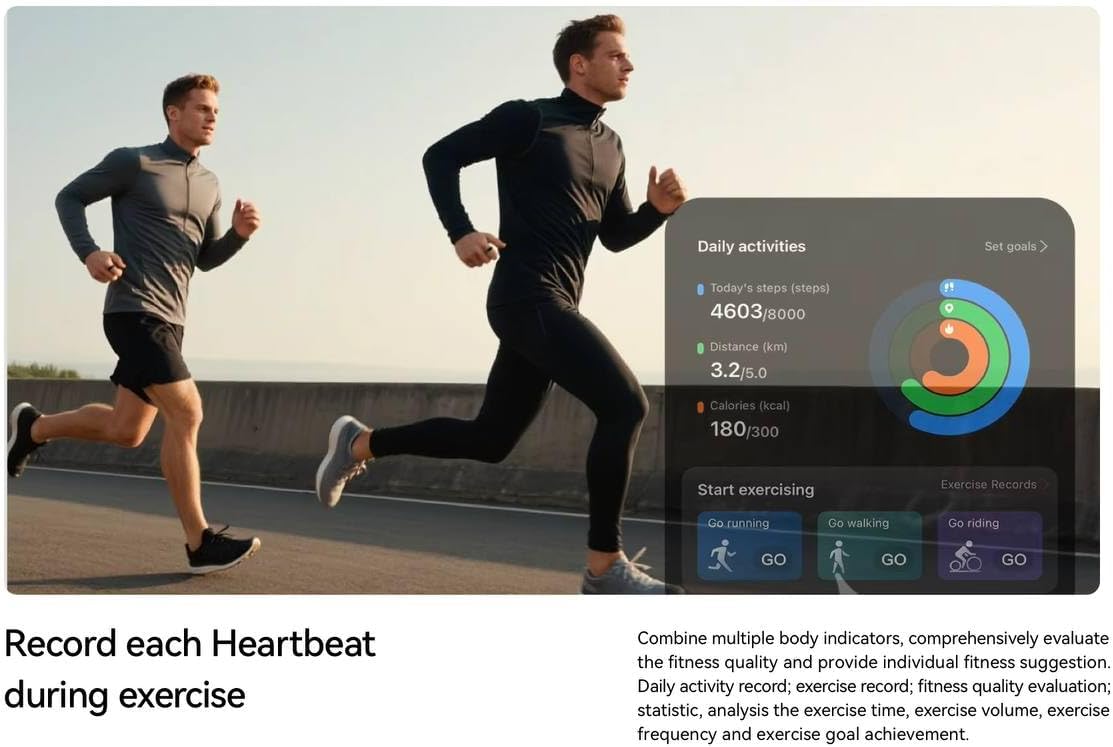 Smart Ceramic Ring for Health Monitoring, Vibration Alerts, Call and Medication Reminders, 2026 Model (Black-Cable, 9)