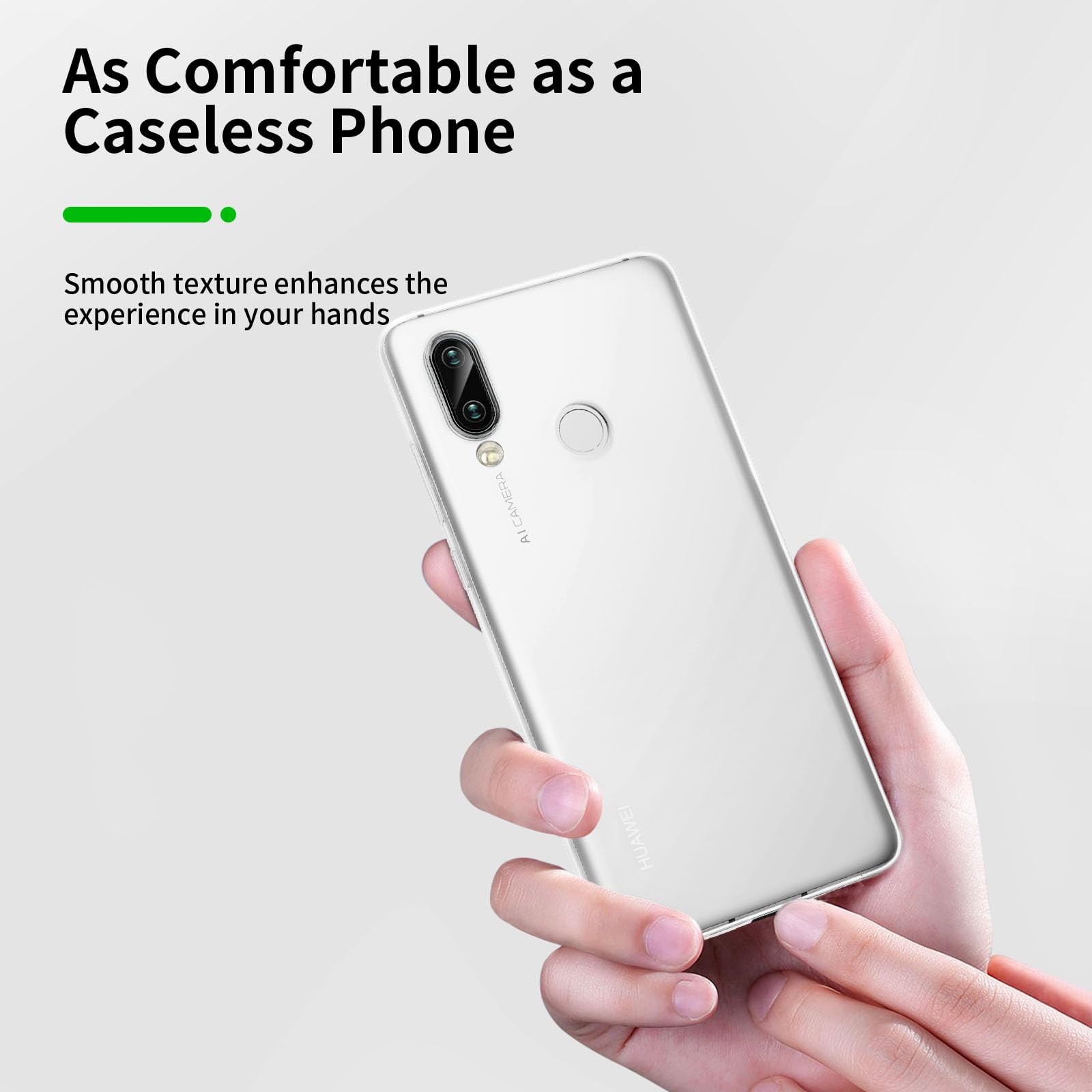 COVER PER HUAWEI Y6S Protezione COVER gel CARBON TPU + PELLICOLA vetro