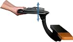 3M Easy Adjust Sit to Stand Keyboard Tray, Height and Tilt Adjustable Ergonomic Keyboard and Mouse Platform, 23" Track (AKT170LE)