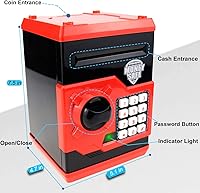 Vista 2 de Hucha para niños con contraseña electrónica, alcancía para niños de 3 a 14 años