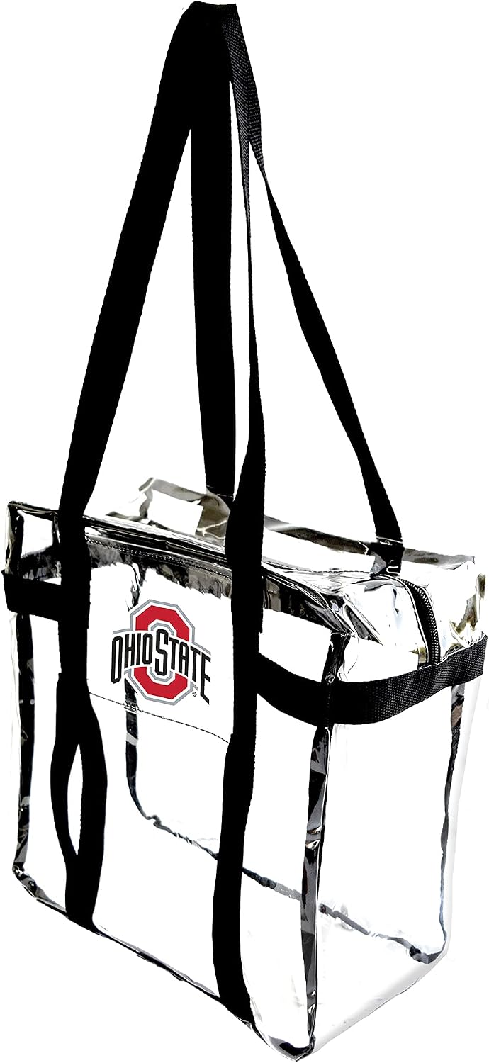 Littlearth NCAA womens Clear Tote-along Bag