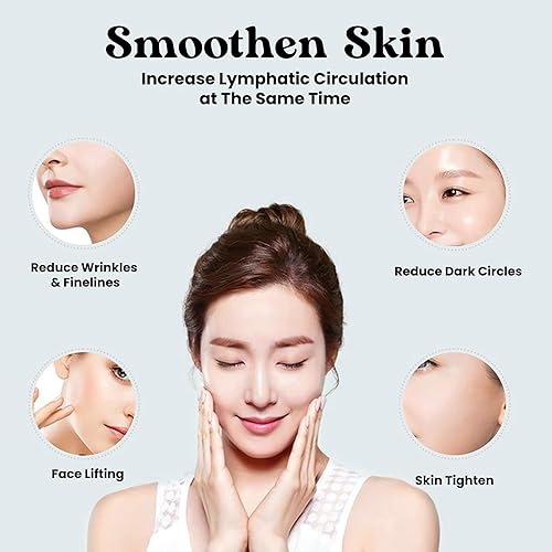 Miniatura 6 de Roselynboutique - Juego de herramientas faciales, rodillo para cuidado facial, gua sha de jade, masajeador muscular, disminuye las arrugas, piedra