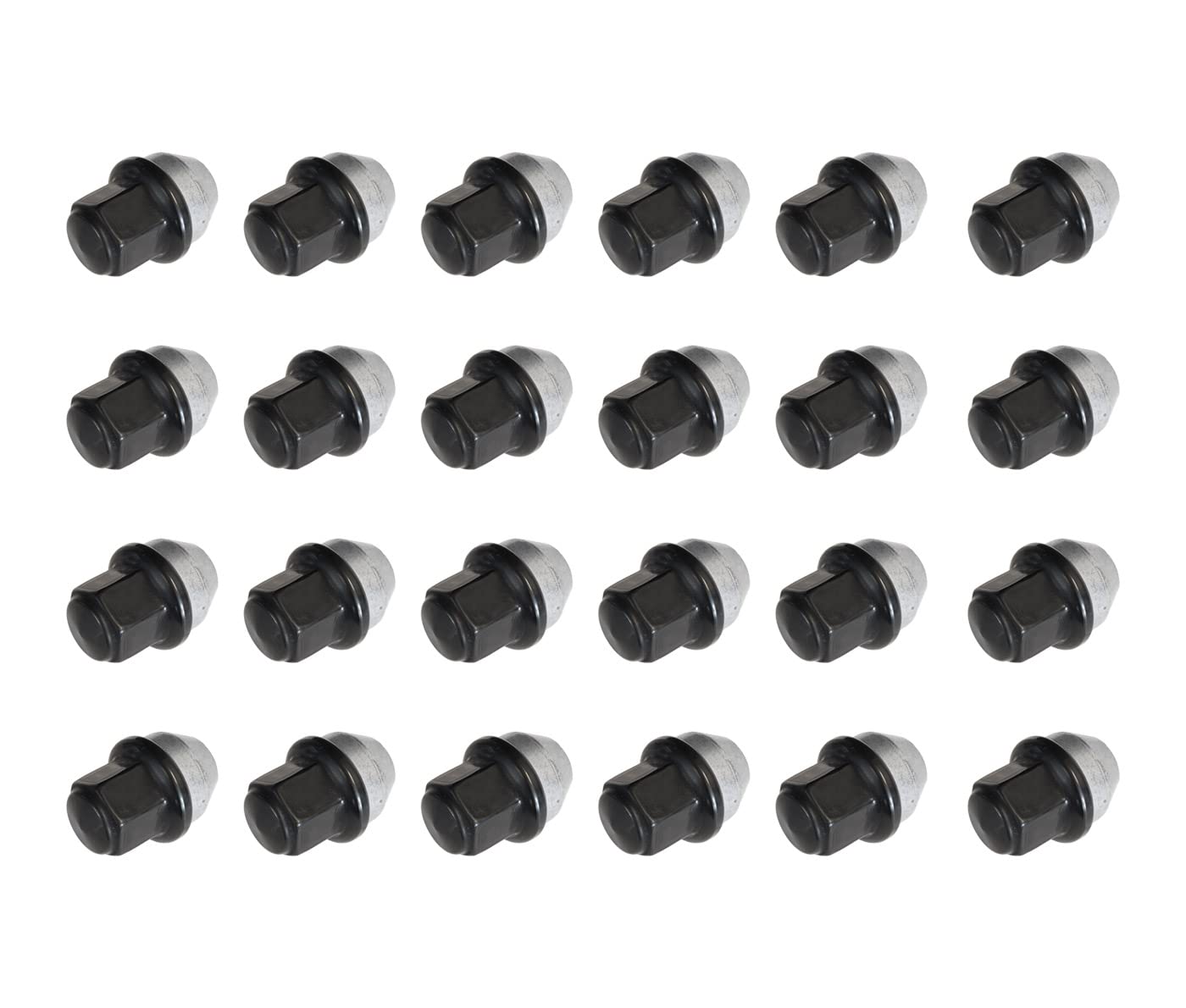 M1012KF15B Black Lug Nuts Set of 24 Made for F150 2015