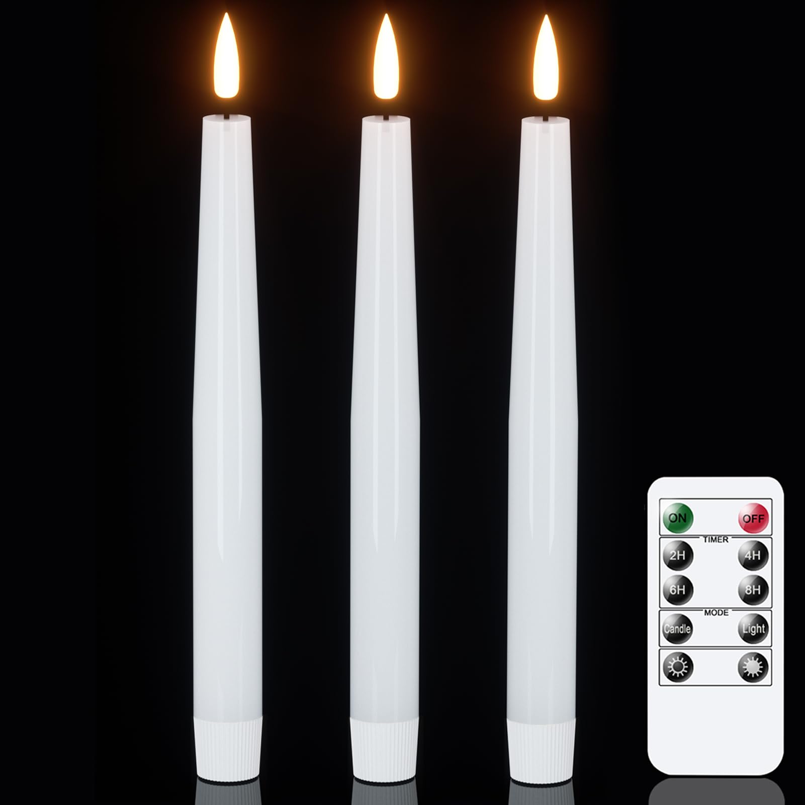 GenSwin Flameless Taper Candles, LED ... - Botswana