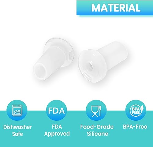 Miniatura 6 de Paquete de 3 válvulas de mordida de repuesto para botella de agua Brita de 20 onzas, 26 onzas, 32 onzas, 36 onzas, piezas de repuesto de boquilla