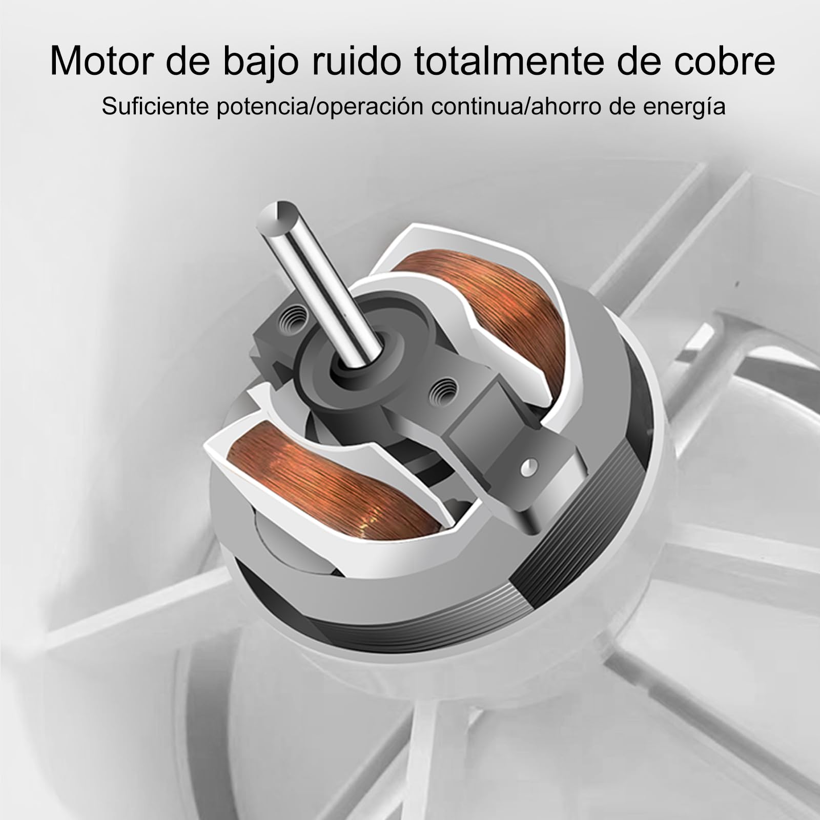Ventilador de extracción 150mm 280m³/h 15W reversible de dos vías