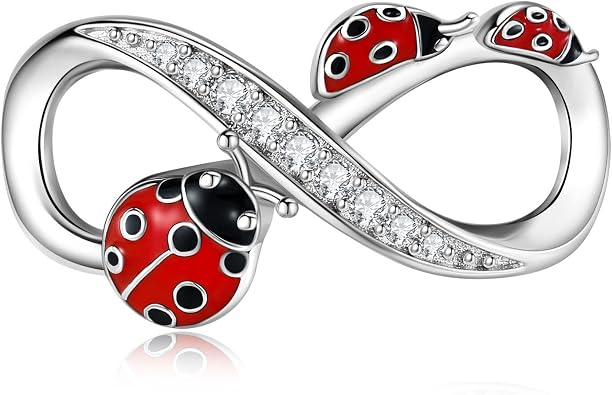 Sterling Silver Charms for Bracelet Hummingbird/Dragonfly/Ladybug Bead Charm for Necklace Mothers Day Christmas Jewelry for Women