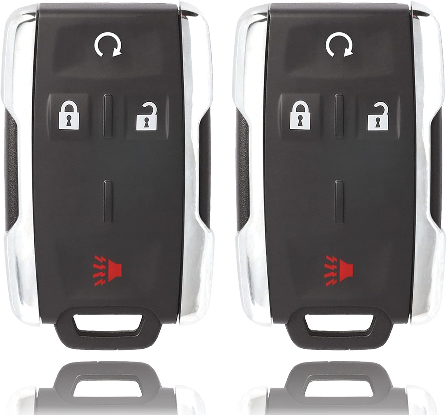 Key Fob Replacement Compatible with 2014-2020 Chevy Silverado/Colorado/GMC Sierra/GMC Canyon Keyless Entry Remote Control M3N32337100, Set of 2