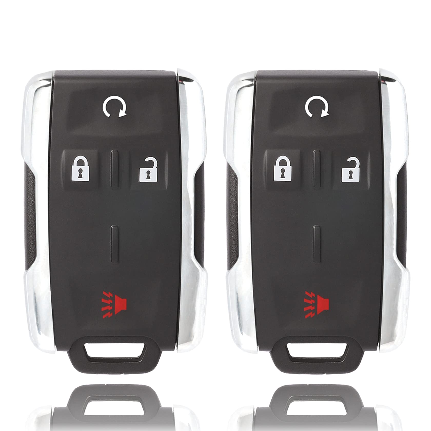 Key Fob Replacement Compatible with 2014-2020 Chevy Silverado/Colorado/GMC Sierra/GMC Canyon Keyless Entry Remote Control M3N32337100, Set of 2