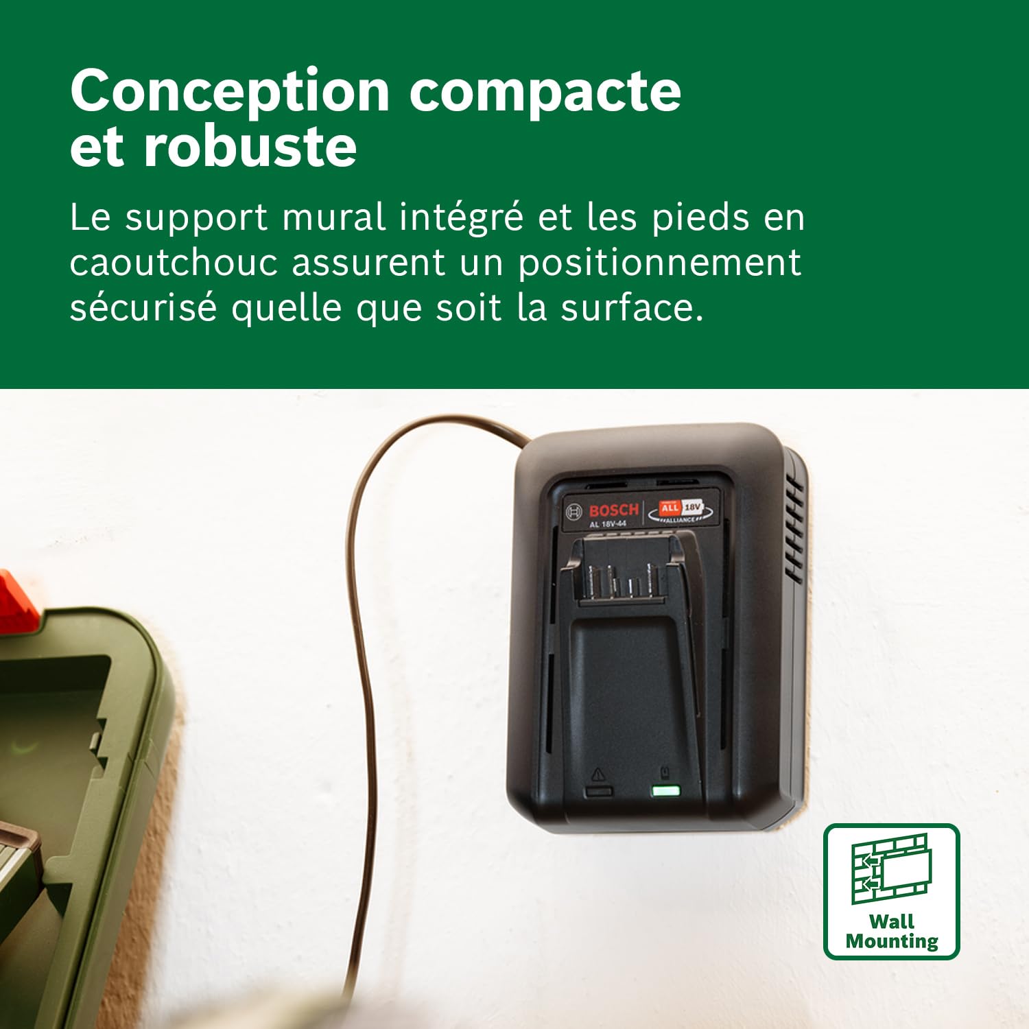 Bosch Starter Set 18V batterie et chargeur rapide 4,0 Ah Lithium-Ion POWER FOR ALL