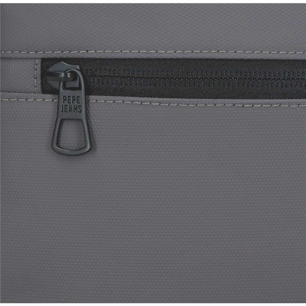Pepe Jeans Hoxton Nececer Adaptacyjny Szary 26x16x12 cm Poliester i PU by Joumma Bags, Szary, Talla única, Adaptacyjna kosmetyczka