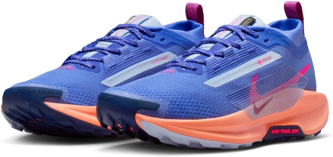Pegasus Trail 5 Gore-TEX Women's Waterproof Running Shoes (Sapphire/Hydrogen Blue/Vivid Purple/Hyper Pink)