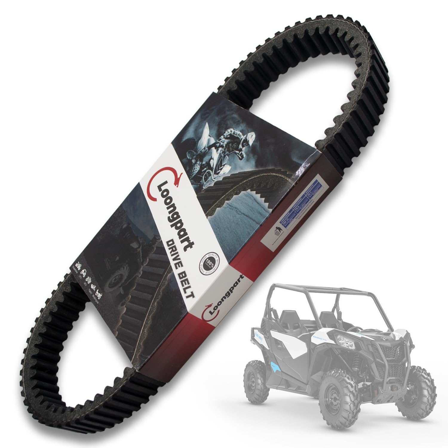 LOONGPART High-Performance Drive Belt Compatible with Can-Am Defender HD8 HD9 HD10 Maverick Sport Trail 1000 1000R 800 800R 422280656