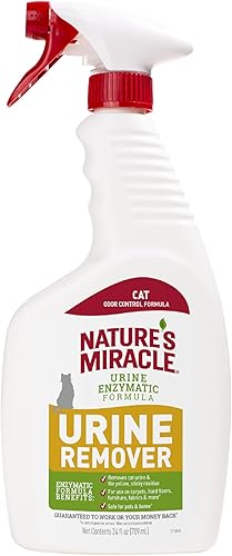 Miniatura 10 de Nature's Miracle Removedor de orina para gatos, 24 onzas, fórmula enzimática