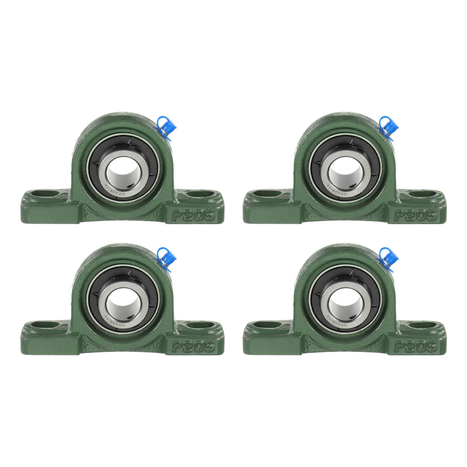 QUARKZMAN 4 Unidades Cojinete de Bloque de Almohada UCP205-14 de 7/8"