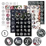 ✉️ FÜR BRIEFUMSCHLÄGE - super zu gebrauchen als schöner Verschluss für Adventskalender-Briefe und Briefumschläge zu Weihnachten