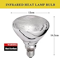 Vista 4 de Lámpara de calor de alimentos de encimera Calentador infrarrojo de alimentos Lámparas de alimentos de cobre con bombilla de calefacción de 250 vatios