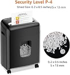 Amazon Basics 8-Sheet Micro-Cut Paper Shredder, CD, and Credit Card Shredder