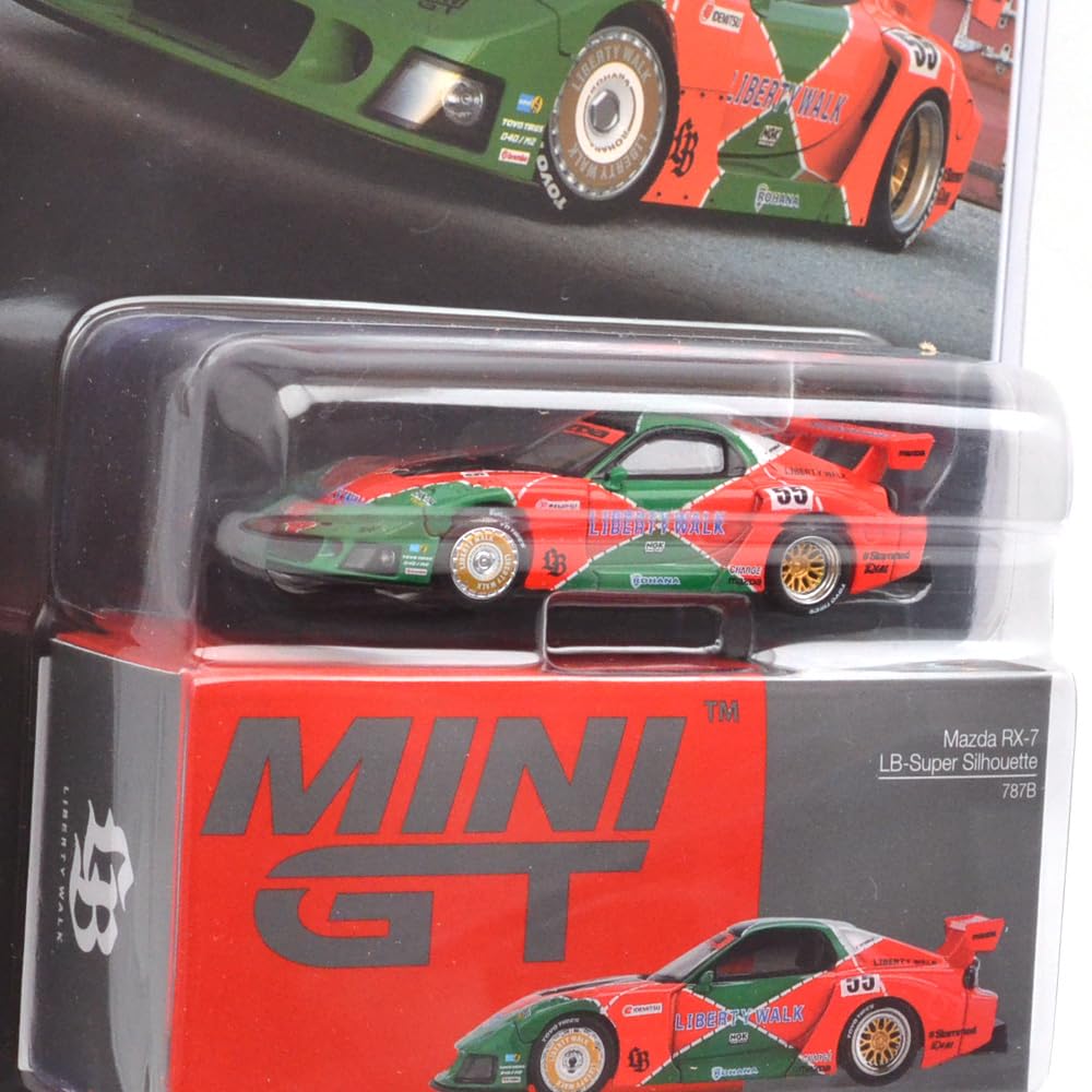 Amazon | MINI GT 1:64 スケール MiJo TOYS - MAZDA RX-7 LB-SUPER