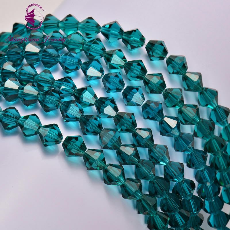 500 Cuentas de Cristal facetadas de 3/4/5/6/8/0.394 in, Cuentas de Cristal, Cuentas de Diamantes de imitación, Cuentas espaciadoras Sueltas para Manualidades, Decoraciones de Bricolaje