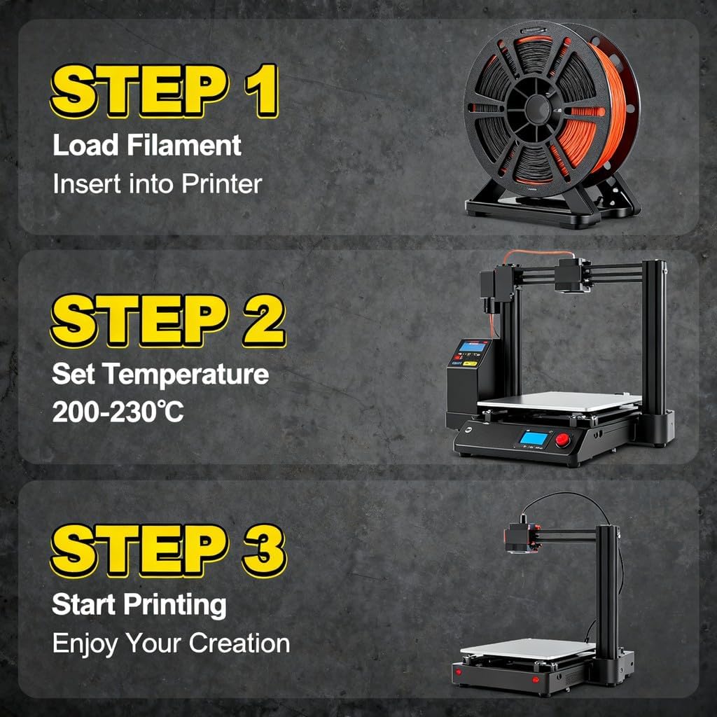 Silk Filament 1.75mm PLA Double Color Black and White 2kg Bundle - Shiny Glossy Finish, Smooth Silky 3D Printer Filament for High Detail Dual - Color Prints