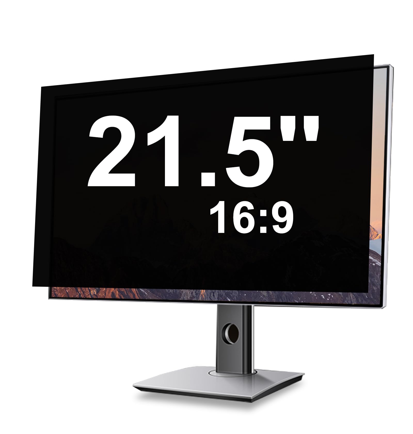 J J-Dream 21.5 Inch Privacy Screen Filter for Widescreen Monitor (16:9 Aspect ratio) - Please Measure Carefully!