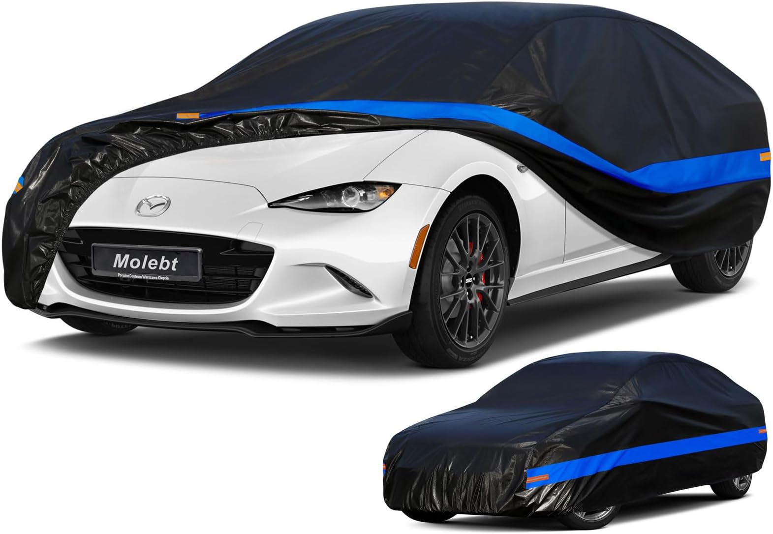 Car Cover for Coupe Sports Waterproof All Weather, Universal Fit BMW Z3, Honda S2000, Mazda Miata/MX-5, Saturn Sky, Toyota MR2 Spyder, Volkswagen Cabrio, Mercedes-Benz SLK-Class etc.