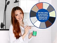 Groutin Csempefugafesték 125ml - Fekete Fugafelújító Festék Csempék Közötti Fugák Javításához és Színezéséhez 4